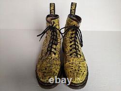 #2 Doc Dr. Martens Yellow London Icons Boots 7uk Made In England Vintage Rare