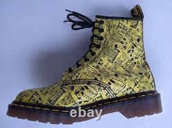 #2 Dr. Martens Yellow London Icons Boots Size 5uk Rare Vintage Made In England