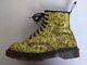 #3 Doc Dr. Martens Yellow London Icons Boots 7uk Made In England Vintage Rare