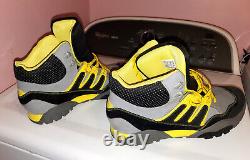 ADIDAS Korsika Sneaker Hi-Top Retro Hiking Boots YellowithBlack/Grey Men's 13 EUC