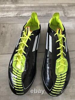 Adidas F50 Adizero XTRX SG Black Yellow Professional Soccer Cleats Boots US12