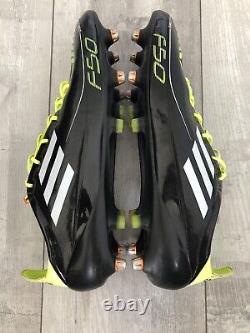 Adidas F50 Adizero XTRX SG Black Yellow Professional Soccer Cleats Boots US12