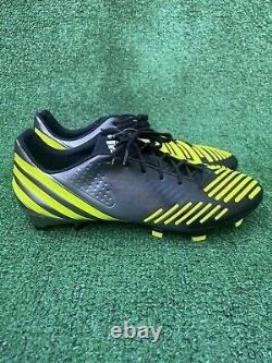 Adidas Mens Predator LZ TRX FG V20976 Black Yellow Soccer Cleats Boots Size 12