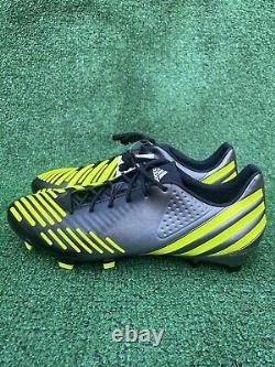 Adidas Mens Predator LZ TRX FG V20976 Black Yellow Soccer Cleats Boots Size 12