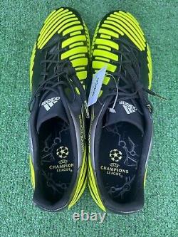 Adidas Mens Predator LZ TRX FG V20976 Black Yellow Soccer Cleats Boots Size 12