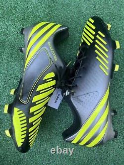 Adidas Mens Predator LZ TRX FG V20976 Black Yellow Soccer Cleats Boots Size 12