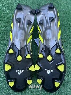 Adidas Mens Predator LZ TRX FG V20976 Black Yellow Soccer Cleats Boots Size 12