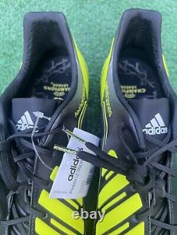 Adidas Mens Predator LZ TRX FG V20976 Black Yellow Soccer Cleats Boots Size 12