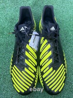 Adidas Mens Predator LZ TRX FG V20976 Black Yellow Soccer Cleats Boots Size 12