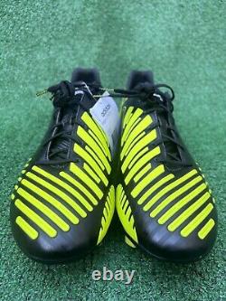 Adidas Mens Predator LZ TRX FG V20976 Black Yellow Soccer Cleats Boots Size 12