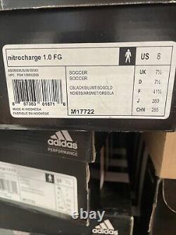 Adidas Nitrocharge 1.0 FG Pro Football Boots Brazil Green Yellow