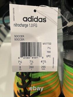 Adidas Nitrocharge 1.0 FG Pro Football Boots Brazil Green Yellow