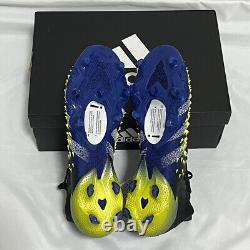 Adidas Predator Freak. 1 Firm Ground Boots FY0743 Men Shoes Black Solar Yellow