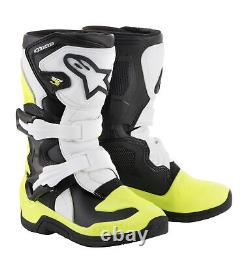 Alpinestars 2018 Tech 3S Boots Black/White/Yellow Y12