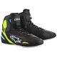 Alpinestars Faster-3 Motorcycle Motorbike Ce Shoe Boots Black Yellow Blue