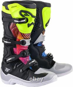 Alpinestars Limited Edition 20 Braap Tech 5 MX Boots Black/pink/yellow