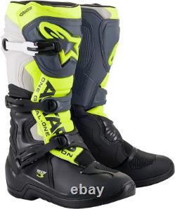 Alpinestars Tech 3 Boots Black/Gray/Yellow Fluorescent 11