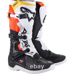Alpinestars Tech 3 Offroad Boots (Black / White / Red / Yellow) 9