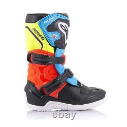 Alpinestars Tech 3S Boots Black/YellowithRed Size 1 2014518-1538-1