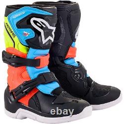 Alpinestars Tech 3S Boots Black/YellowithRed Size 1 2014518-1538-1