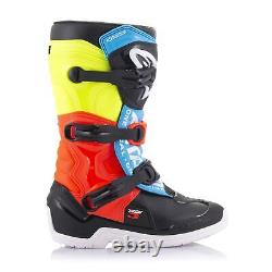 Alpinestars Tech 3S Boots Black/YellowithRed US 2 2014018-1538-2