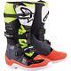 Alpinestars Tech 7s Youth Boots, Black/grey/red/flo Yellow All Sizes