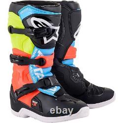 Alpinestars Youth Tech 3S Boots Black/YellowithRed US 8 2014018-1538-8