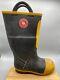 Black Diamond Boots Mens 8 M Black Yellow Kevlar Lined Insulated Firefighter