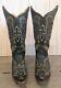 Corral Women's Black/gold/silver Angel Wing Cross Cowgirl Boot Snip Toe A1967