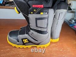 DC Red Liner Boa Snowboard Boots, Men's Size 9.5 Black/Yellow 2014 Model