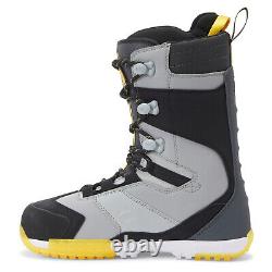 DC shoes Premier Hybrid Black Gray Yellow Laces Boa Boots 2024 Boots Snowb