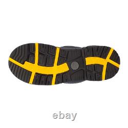 DRYSHOD Mens Steel-Toe Hi Black/Yellow Work Boot (STT-UH-BK)