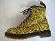 Doc Dr. Martens Yellow London Icons Boots Size 7uk Rare Vintage Made In England