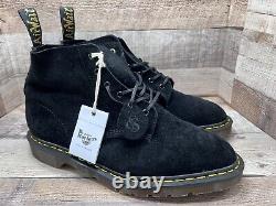 Dr. Martens 101 Black Yellow Lace C. F Stead's Leather Boots Color Men Sz 11 NEW