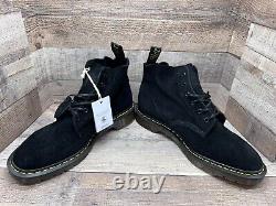 Dr. Martens 101 Black Yellow Lace C. F Stead's Leather Boots Color Men Sz 11 NEW