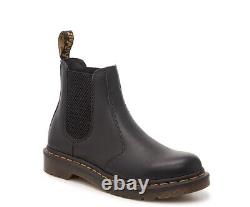 Dr Martens 2976 Yellow Stich Black Chelsea Boots for Women Size 7