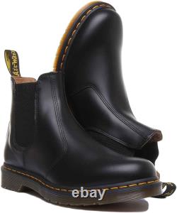 Dr Martens 2976 Ys Classic Chelsea Yellow Stichng In Black Size US 5 11