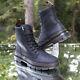 Dr. Martens Combs Black Casual Leather Boots Men's Size 8 Lace-up 26007001