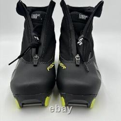 FISCHER RC5 Classic Nordic Ski Black/Yellow Boots Size 39EU/7US M/8US W -NEW