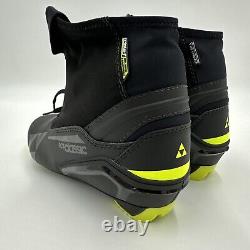 FISCHER RC5 Classic Nordic Ski Black/Yellow Boots Size 39EU/7US M/8US W -NEW