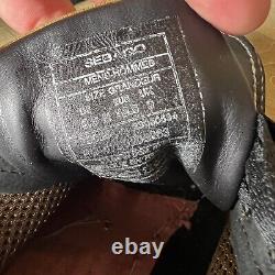 Filson X Sebago Chukka Boots Canvas Leather Wax Vibram Black Yellow Men's Sz 9.5