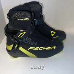 Fischer RC3 Combi cross Country Ski/Nordic Skate Boots Black/Yellow US7 EU39