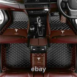 For Tesla Model 3 S X Y Luxury Waterproof Car Foor Mats Custom Auto Boot Liner