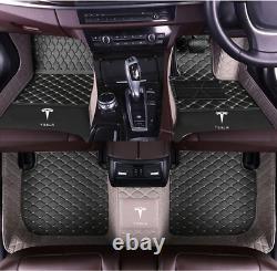For Tesla Model 3 S X Y Luxury Waterproof Car Foor Mats Custom Auto Boot Liner