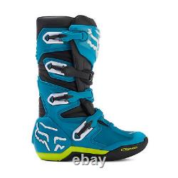 Fox Racing Youth COMP Motocross Boots (Black/Yellow) (Size 8) 30471-026-8