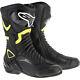 Free Shipping Alpinestars Smx-6 V2 Vented Boots Black Yellow