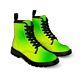 Green/yellow Gradient Canvas Boots (all Colors Available)