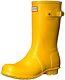 Hunter Women Original Short Matte Rain Boots Yellow Matte New
