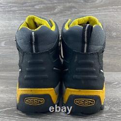 KEEN Utility Pittsburgh Yellow Black Leather Waterproof Steel Toe Work Boots 13
