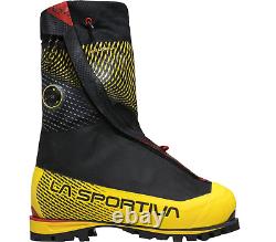 La Sportiva G2 Evo Men's Mountaineering Boots, Black/Yellow, M44.5